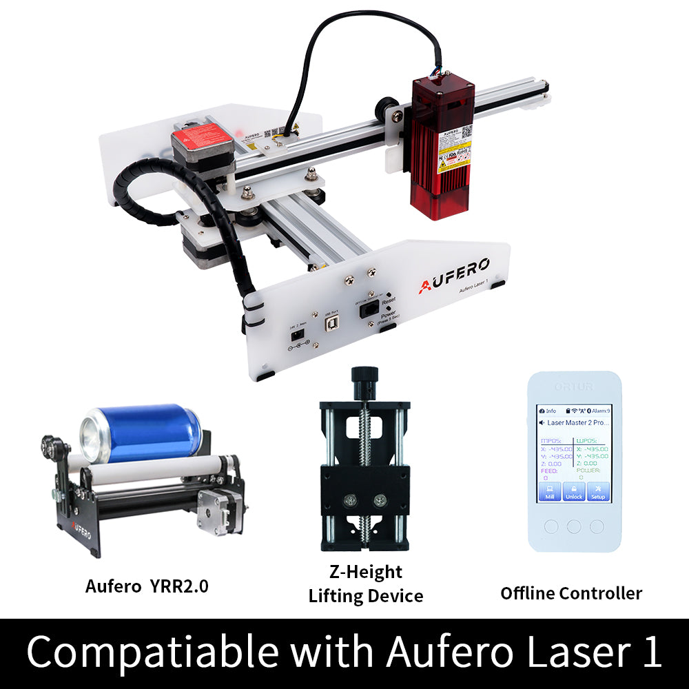 Aufero AL1 Laser Engraving Machine 180x180mm Engraving Area